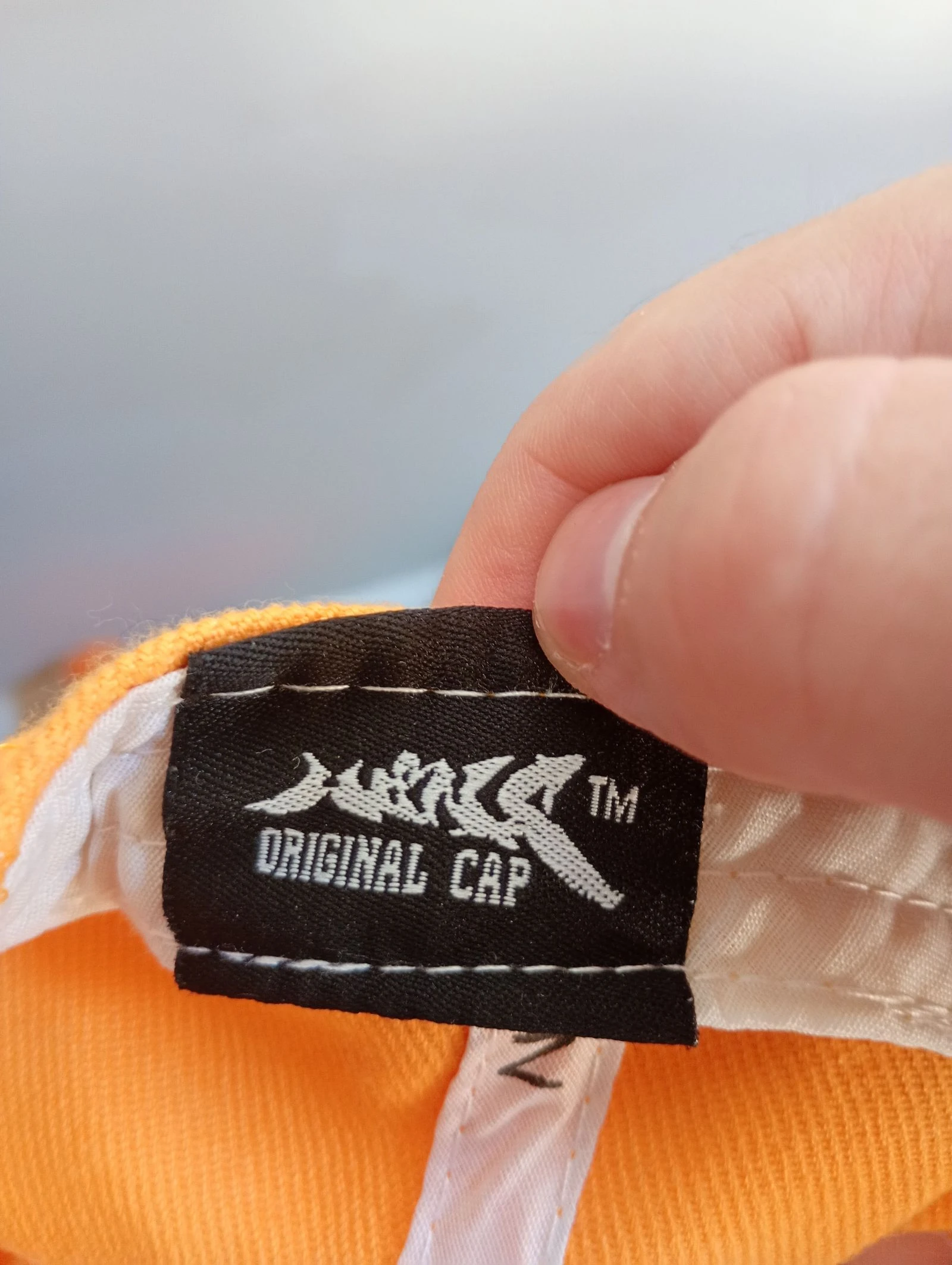 Vintage jaren 90 snapback pet verstelbaar oranje en paars – photo 3